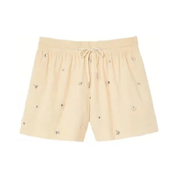 Sandro Casual Shorts Women's Beige Yellow
