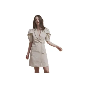 SUNDAY LIFE Short Sleeved Dresses Women's White