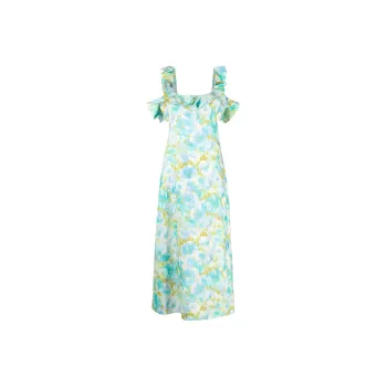 Zimmermann Floral-print Frilled Dress