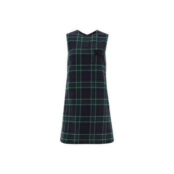 MIU MIU Sleeveless Dress Women's Green