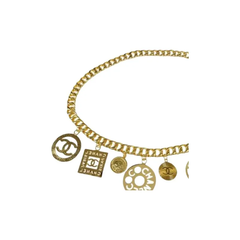 CHANEL 1990 2000s Icon Chain Belt-2