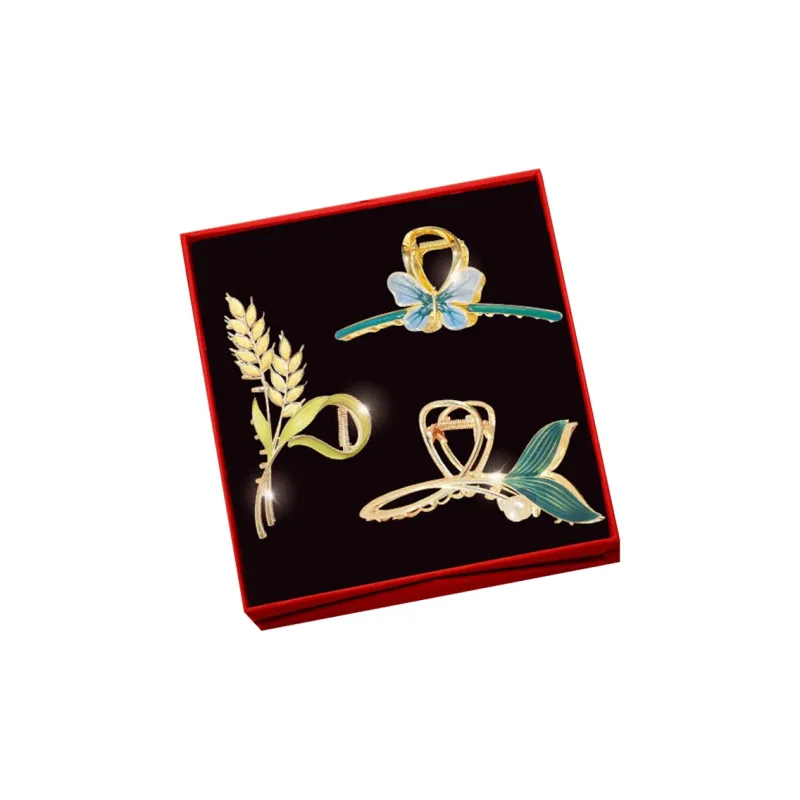 Enchanting Cat Alloy Hair Clips Women's-7