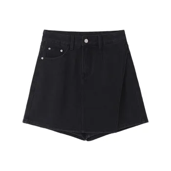 MITUAN Casual Shorts Women's Black