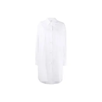 MM6 Maison Margiela Long-Sleeved Dresses Women's White