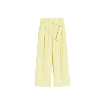 H&M Suit Trousers Women's Light Yellow