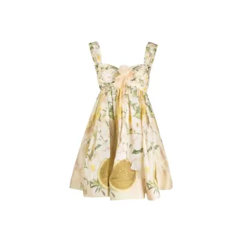Zimmermann Coaster Ruched Minidress