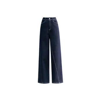 You Cow Me Pants Jeans Women's Dark Blue