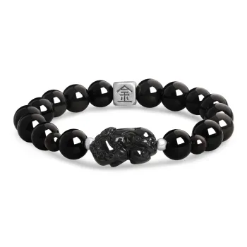 Lao Feng Xiang Natural Obsidian Bracelets Unisex