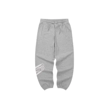 Skechers Colorful Knitted Sports Pants Women's Medium Heather Gray