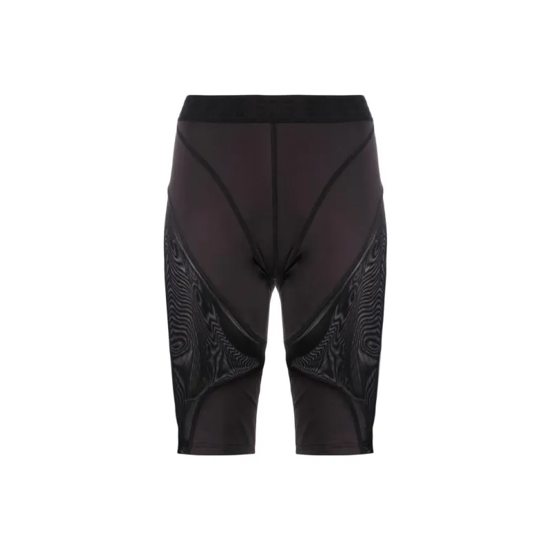 Mcq Panelled Biker style Shorts-0