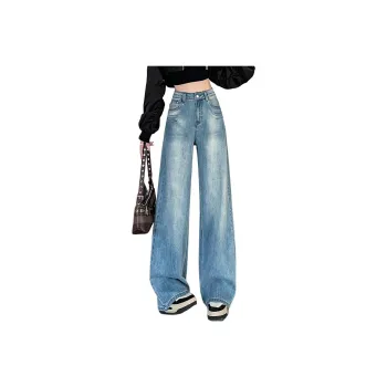 Oudifu Jeans Women's Light Blue