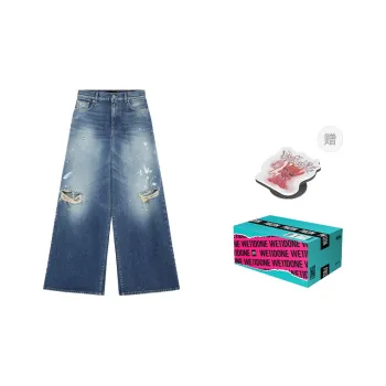 WE11DONE Ripped Jeans