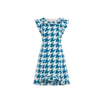 COACH Short Sleeved Dresses Women's Blue