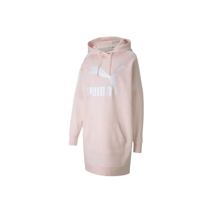 PUMA Long Sleeved Dresses Women's Pink-0
