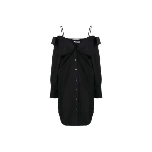 Alexander Wang Long Sleeved Dresses Women's Black