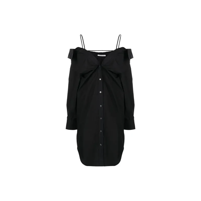 Alexander Wang Long Sleeved Dress Women's Black-0