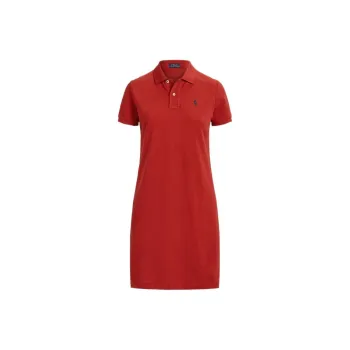 Polo Ralph Lauren Short Sleeved Dress Women's Red