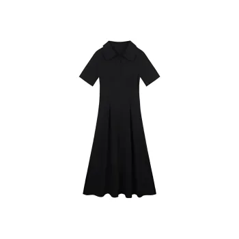 Migu Short-Sleeved Dresses Women's Black