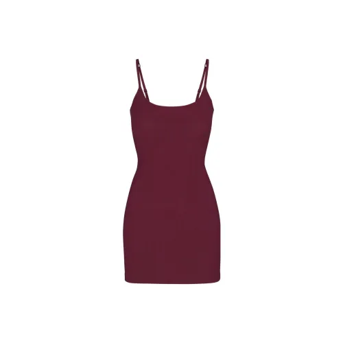 Skims Slip Dresses Women's Red