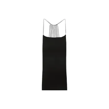 ZARA Slip Dresses Women's Black