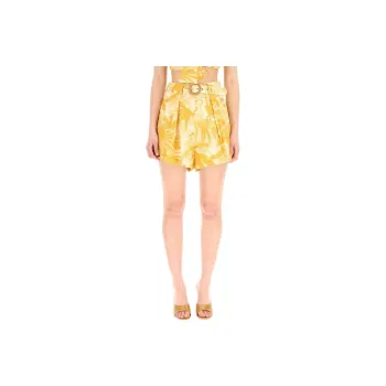 Zimmermann FW21 Casual Shorts Women's Yellow