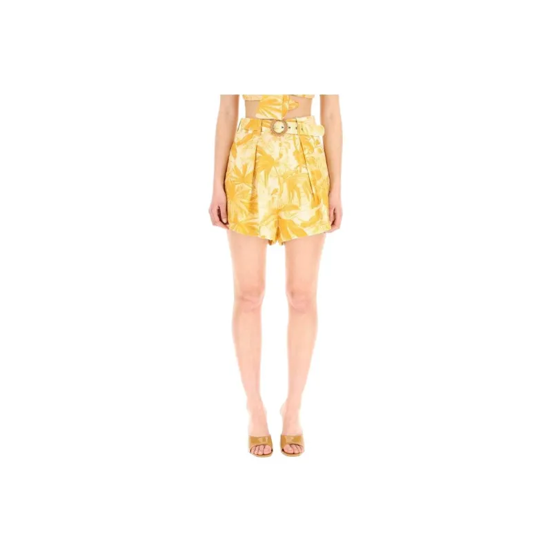 Zimmermann FW21 Casual Shorts Women's Yellow-0