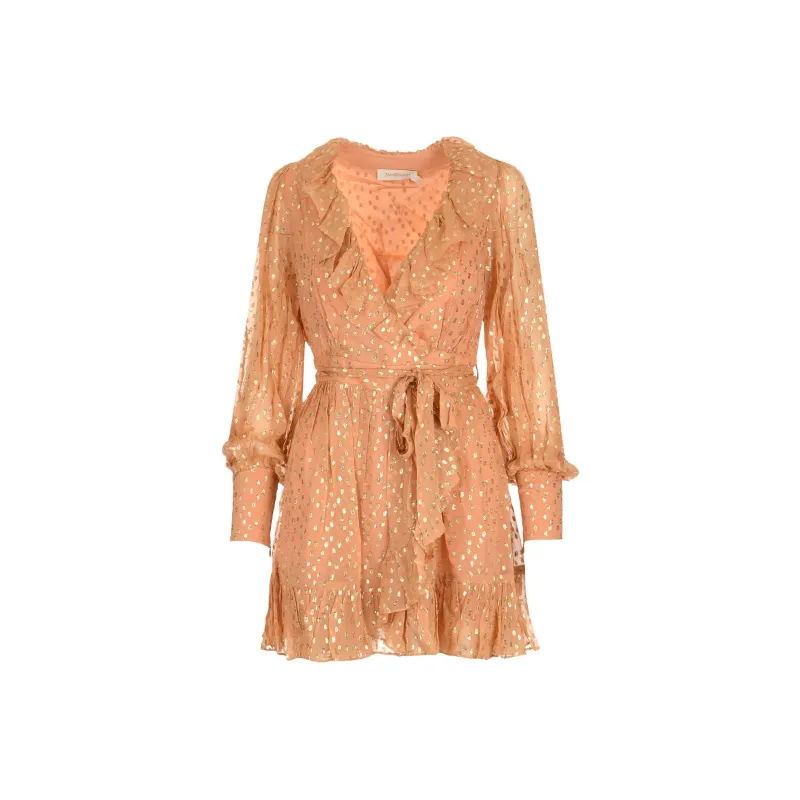Zimmermann Long-Sleeved Dresses Women's Orange-0