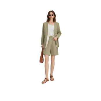 ELLE Business Suit Women's Dark Green