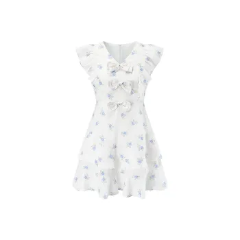 XANDRA A-Line Skirt Dress White