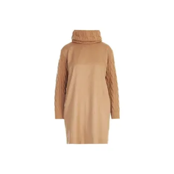 MaxMara Long Sleeved Dress Women's Brown