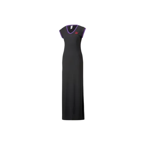 PUMA Sleeveless Dresses Women's Mountain Lion Black
