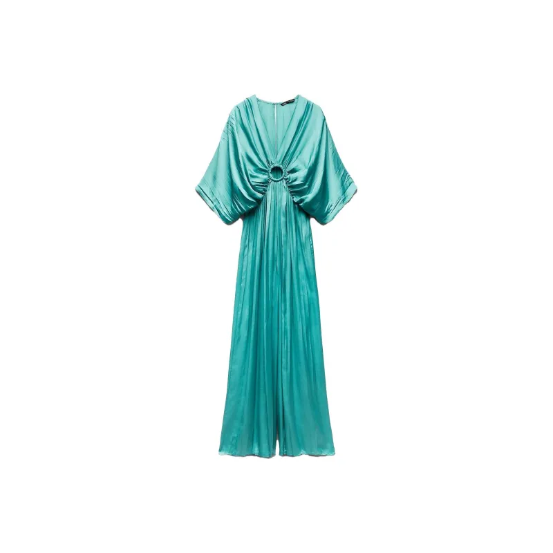 ZARA Jumpsuits Women's Lake Green-0
