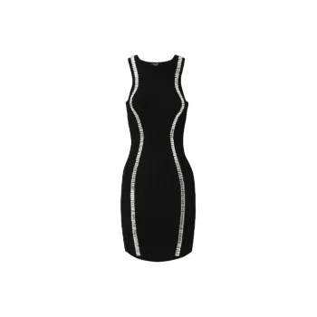 BALMAIN Sleeveless Dresses Women's Black