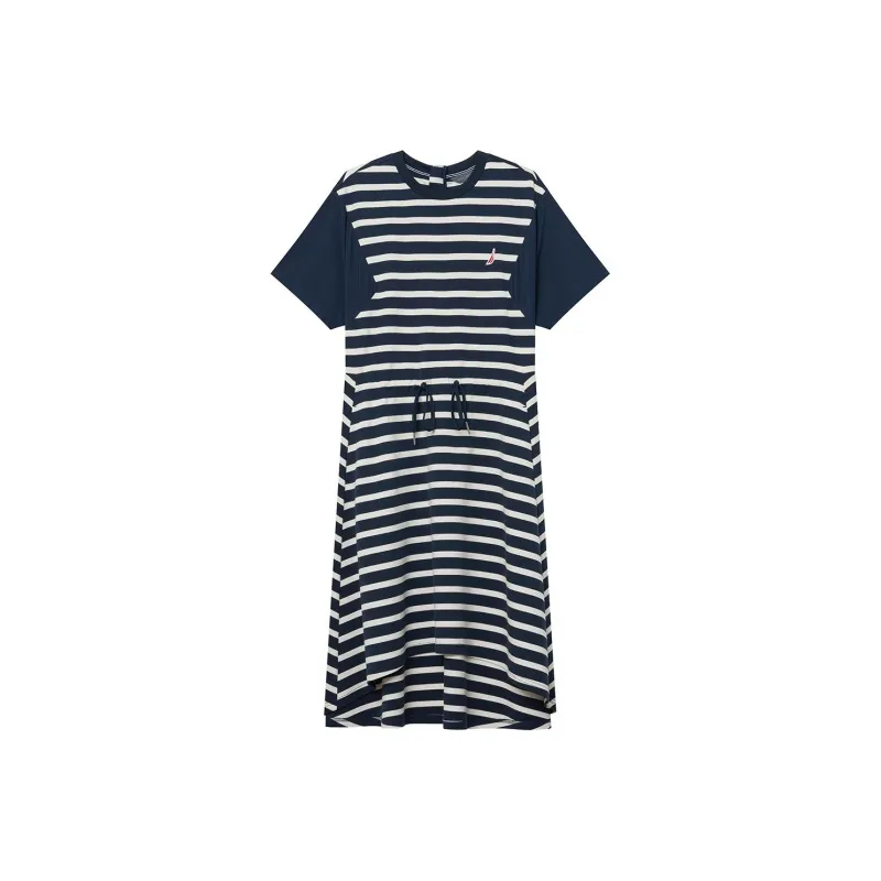 NAUTICA Short Sleeved Dress Women's Space Blue-0