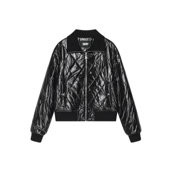 DKNY FW24 Puffer Jacket Women's Black
