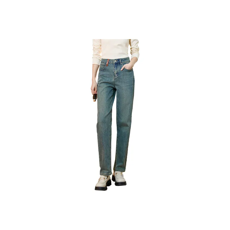 SMEN Jeans Women's Denim Blue-0