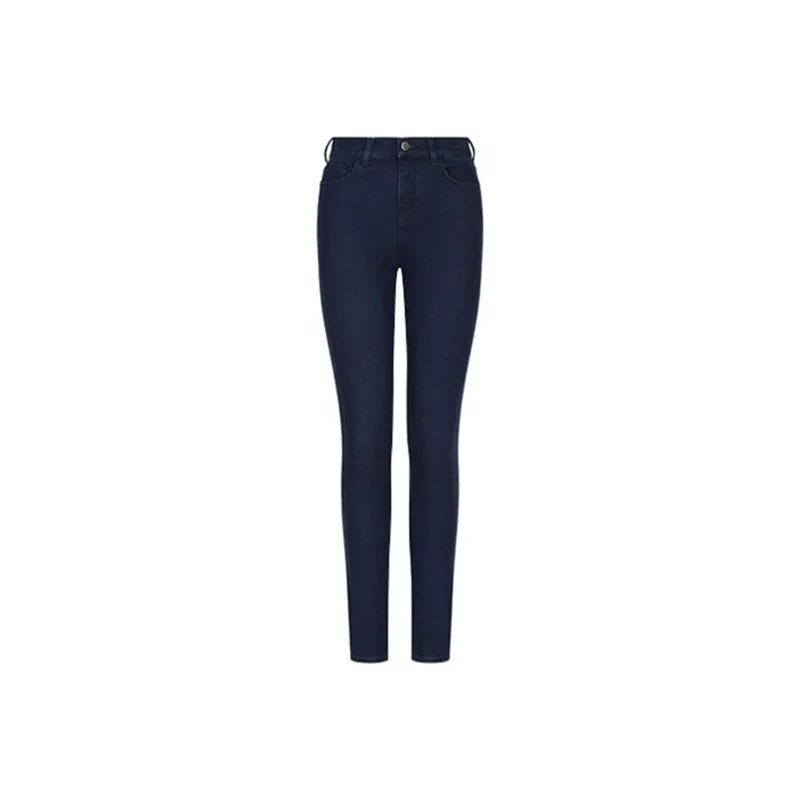 EMPORIO ARMANI J20 High waisted Super skinny Leg Jeans In Stretch Denim-0