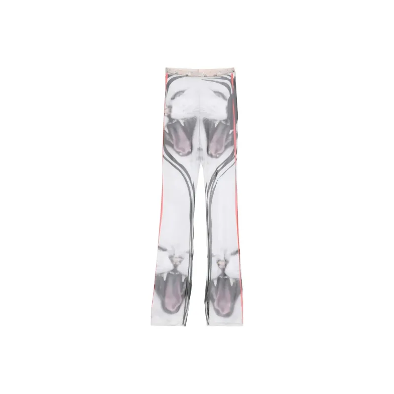Ottolinger Cat print Mesh Trousers-0
