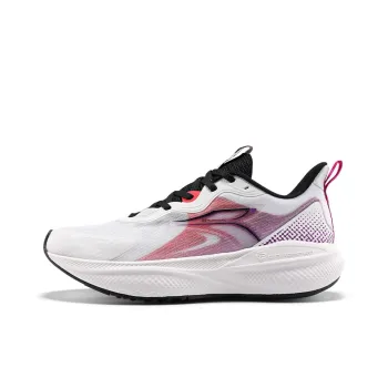 361° Slip Resistant And Breathable Low Top Carbon Plate Sprint Running Shoes Men's White Red Black