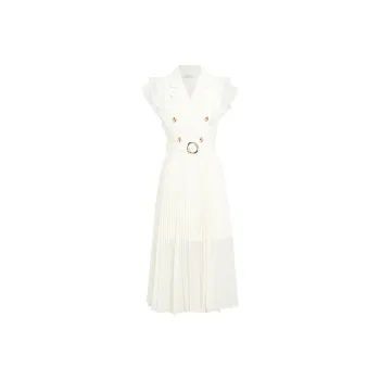 AUI Short Sleeved Dresses Women's Apricot