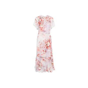 Zimmermann Crush Flutter Midi Dress