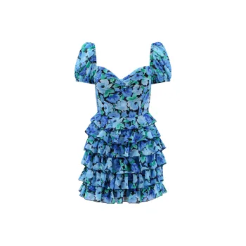 Rotate Sleeveless Dresses Women's Blue
