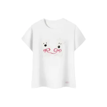 ABBY GODDESS T Shirts Women's White