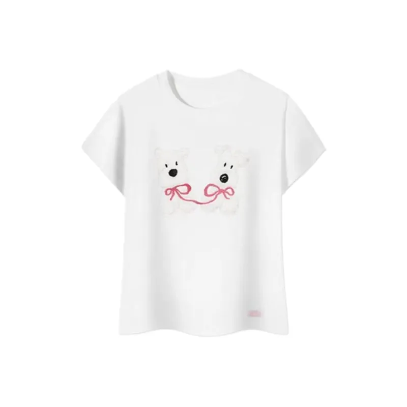 ABBY GODDESS T Shirts Women's White-0