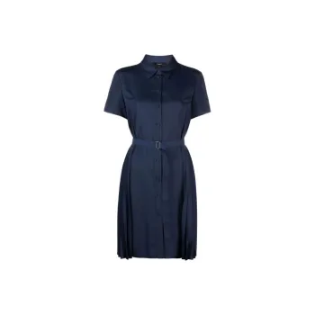 THEORY Short-Sleeved Dresses Women's Blue