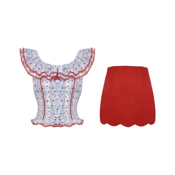PLANE DRIFT Two Piece Skirt Sets Women's
