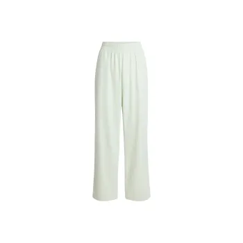 SKIMS SS25 COTTON JERSEY WIDE LEG PANT Casual Pants Women's SPEARMINT/Spearmint