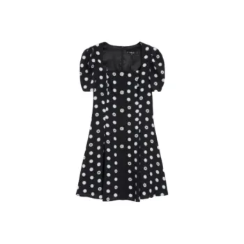 Bebe Short Sleeved Dresses Women's Black White