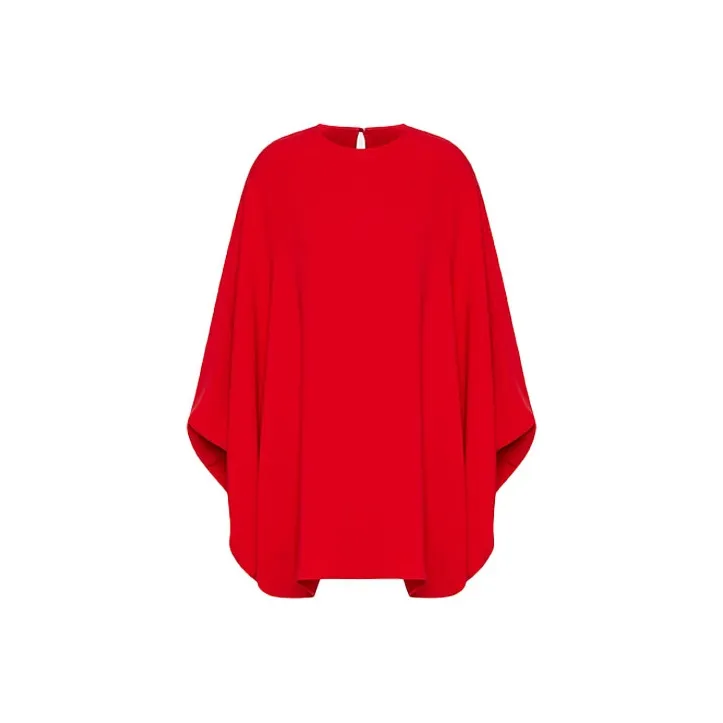 Valentino Long-Sleeved Dresses Women's Red-0