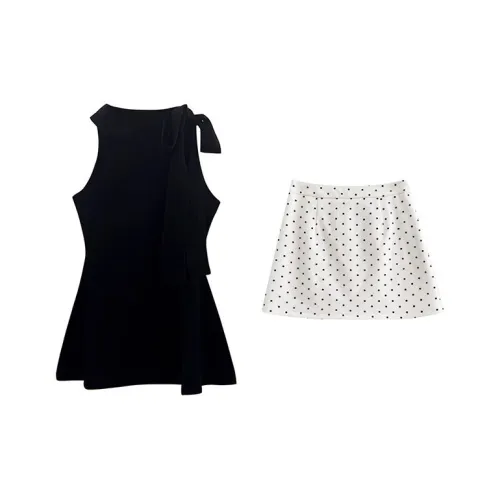 Mu Xiao Xin Two Piece Skirt Sets Women's